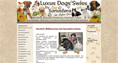 Desktop Screenshot of luxus-dogs-swiss.ch